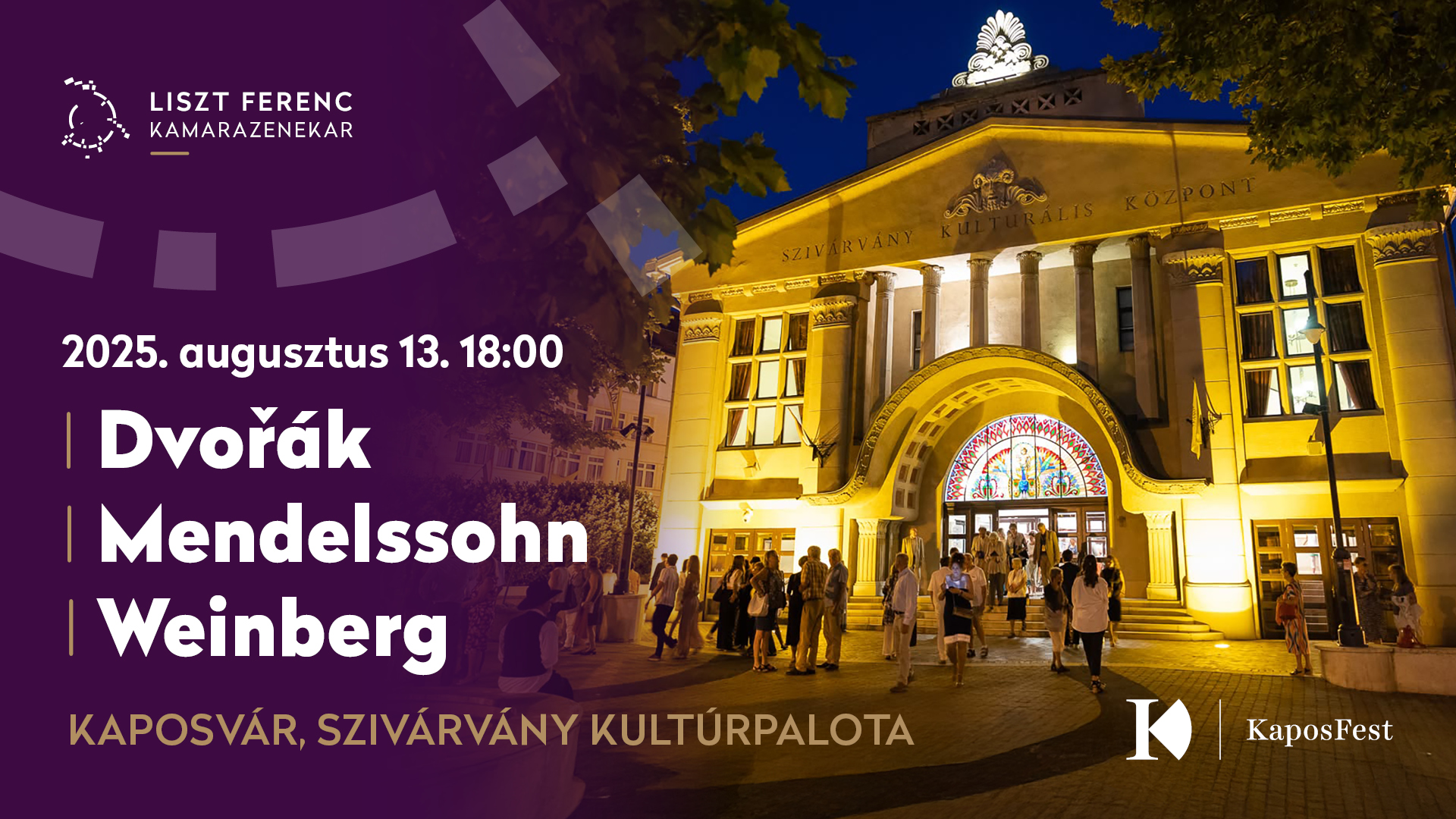 Dvořák | Mendelssohn | Weinberg