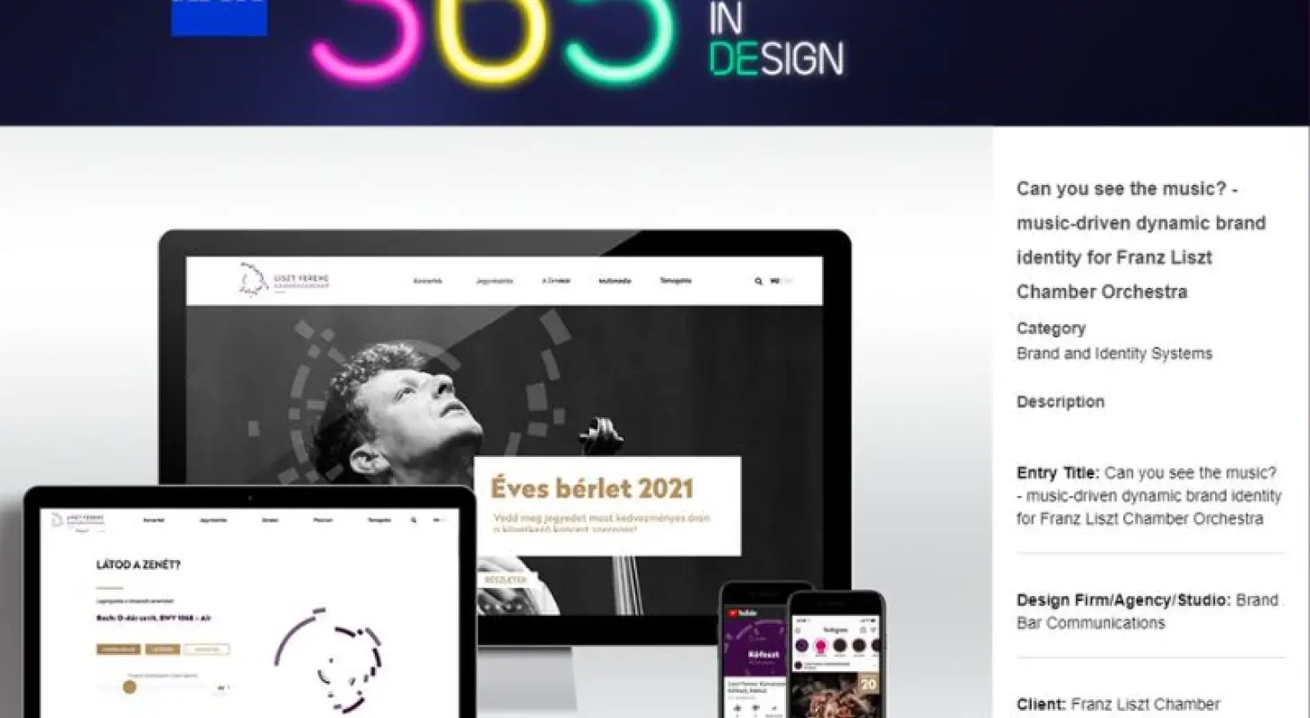 Újabb három díjat nyert el zenekarunk megújult arculata